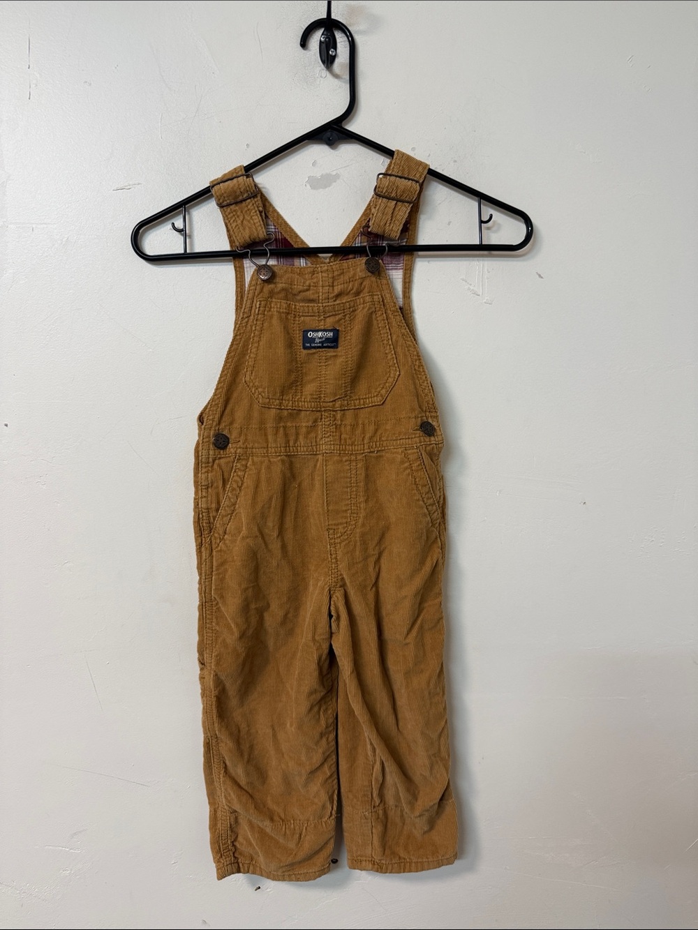 OshKosh B'gosh Boys Brown Corduroy Overalls